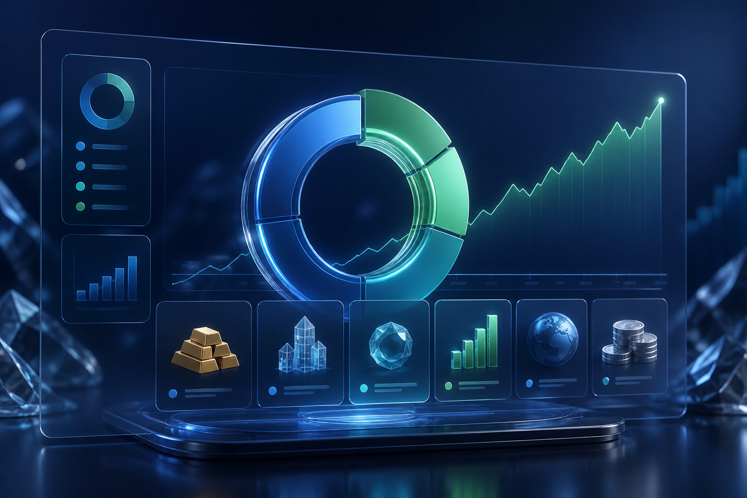 Digital asset portfolio visualization