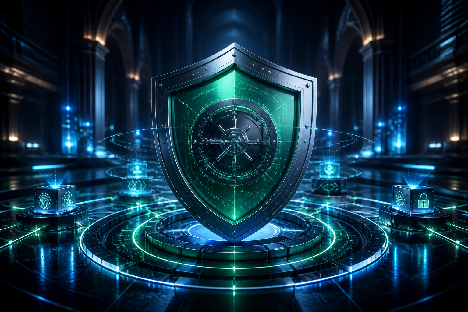 Layered digital security shield